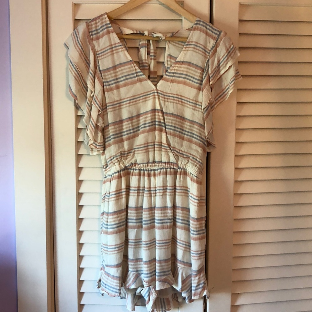 Striped romper